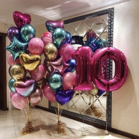 Композиция (1507-2022) "Хром-агат"