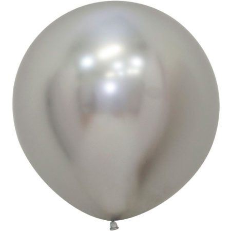 Воздушный шар (981) Reflex, Зеркальный блеск, Серебро , хром (24''/61 см, COL)